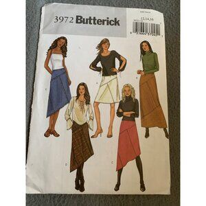 Butterick 3972 Misses Easy Skirt Sewing Pattern Size 12 14 16 2003